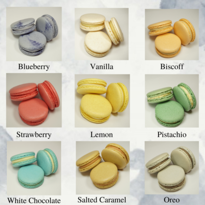 Macaron Flavours List