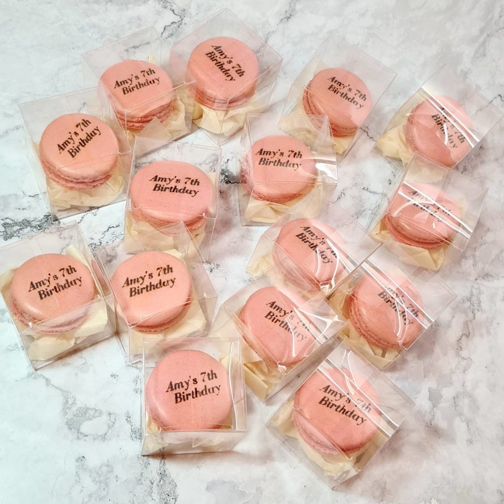 Personalised Macaron Favours