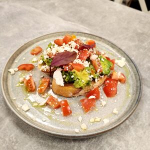 Smashed Avocado on Sourdough for Brunch 