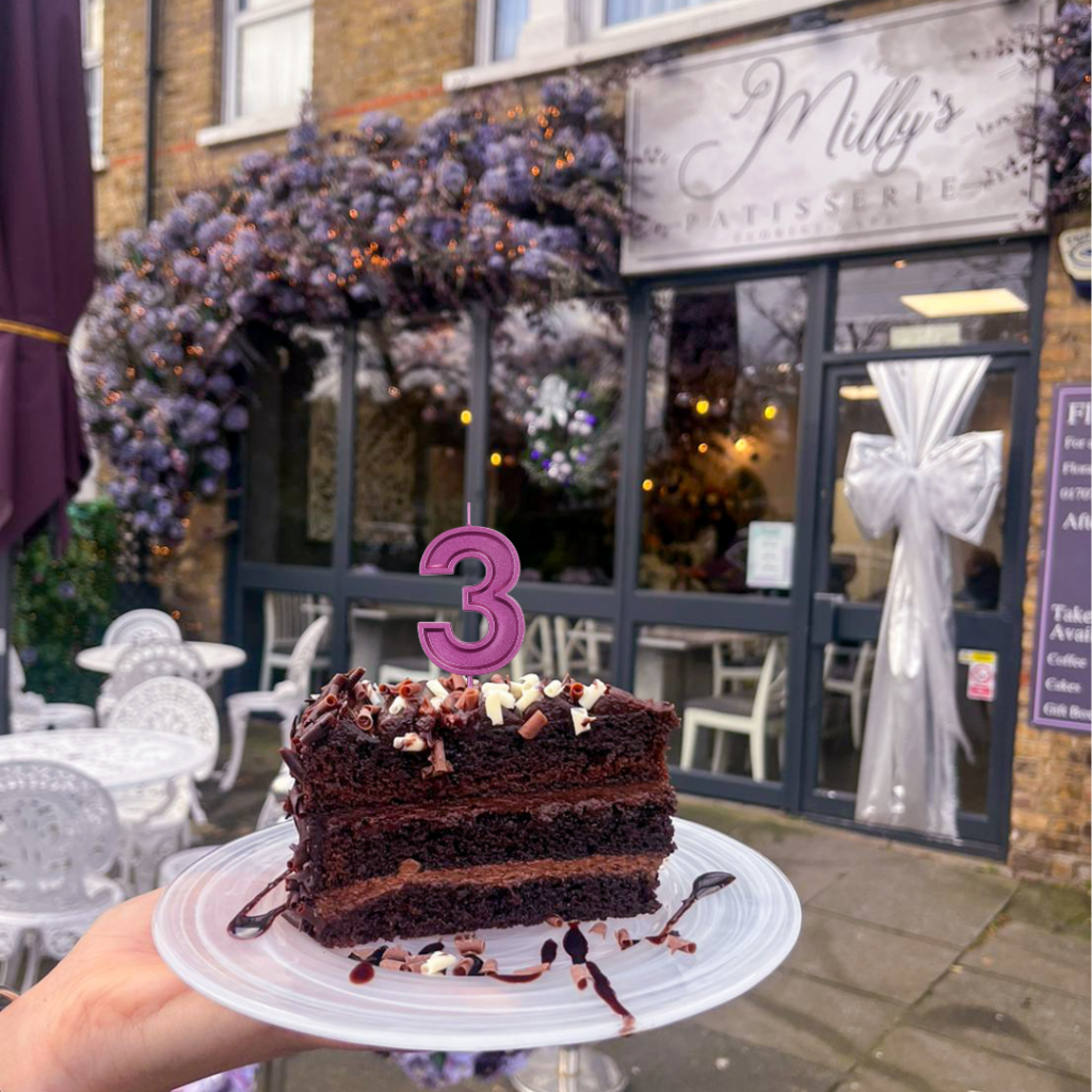 Milly's Patisserie 3rd Birthday